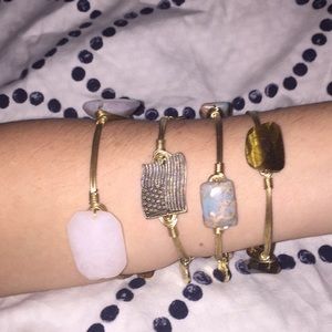 3 Bourbon & Bowtie bracelets will divideWhite sold